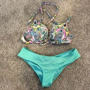 Paisley bikini set